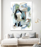 Fall III by Christina Long on GIANT ART - blue abstract