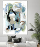 Fall III by Christina Long on GIANT ART - blue abstract