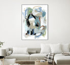 Fall III by Christina Long on GIANT ART - blue abstract