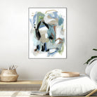 Fall III by Christina Long on GIANT ART - blue abstract