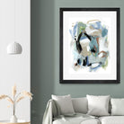 Fall III by Christina Long on GIANT ART - blue abstract