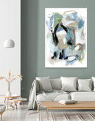 Fall III by Christina Long on GIANT ART - blue abstract