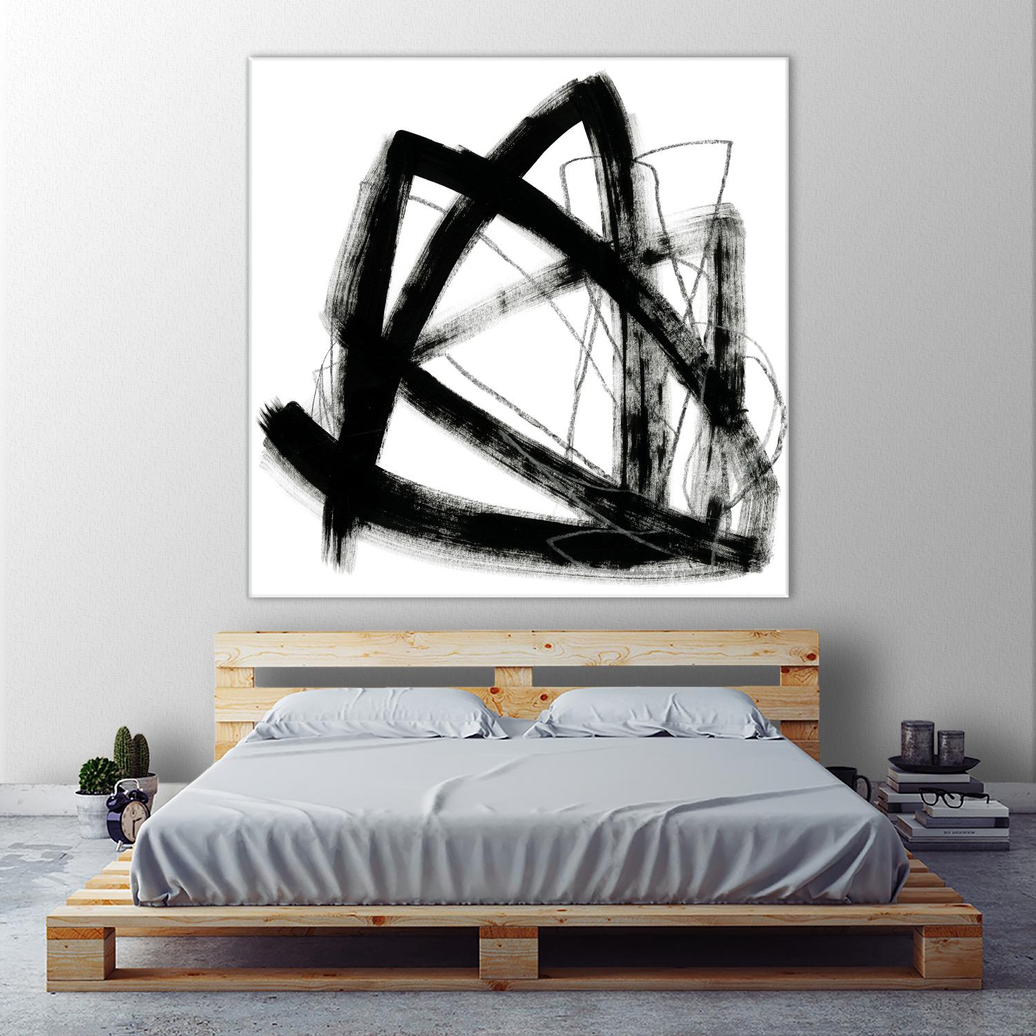 Tessellation IX by June Erica Vess on GIANT ART - black abstract