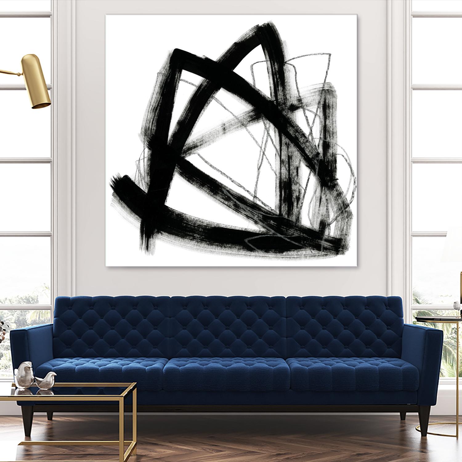 Tessellation IX by June Erica Vess on GIANT ART - black abstract