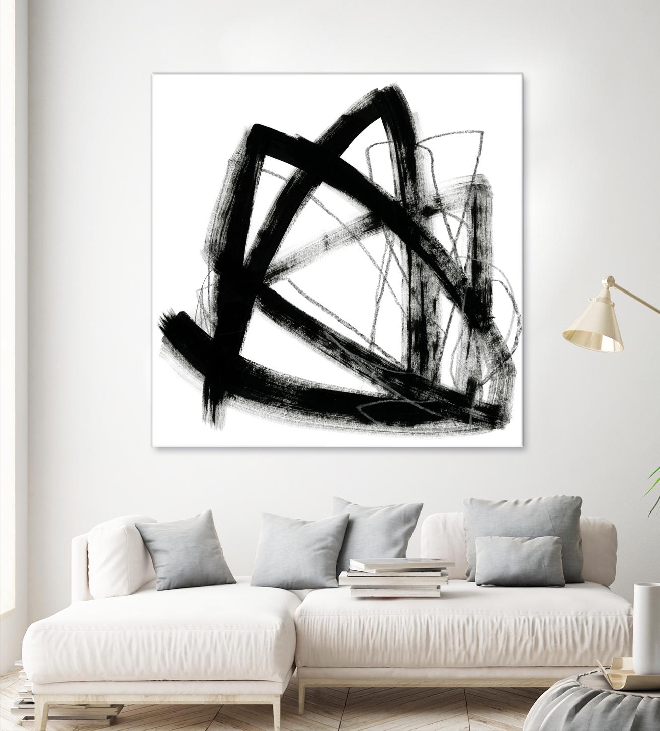 Tessellation IX by June Erica Vess on GIANT ART - black abstract