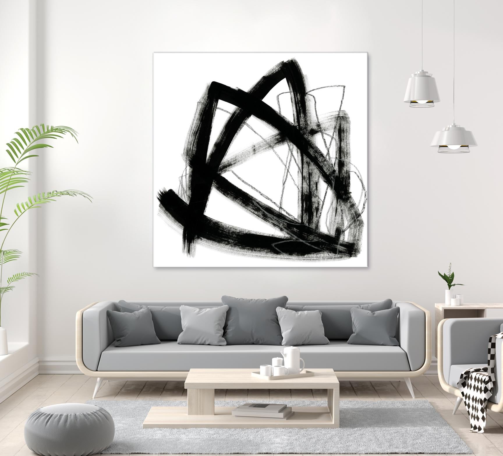 Tessellation IX by June Erica Vess on GIANT ART - black abstract