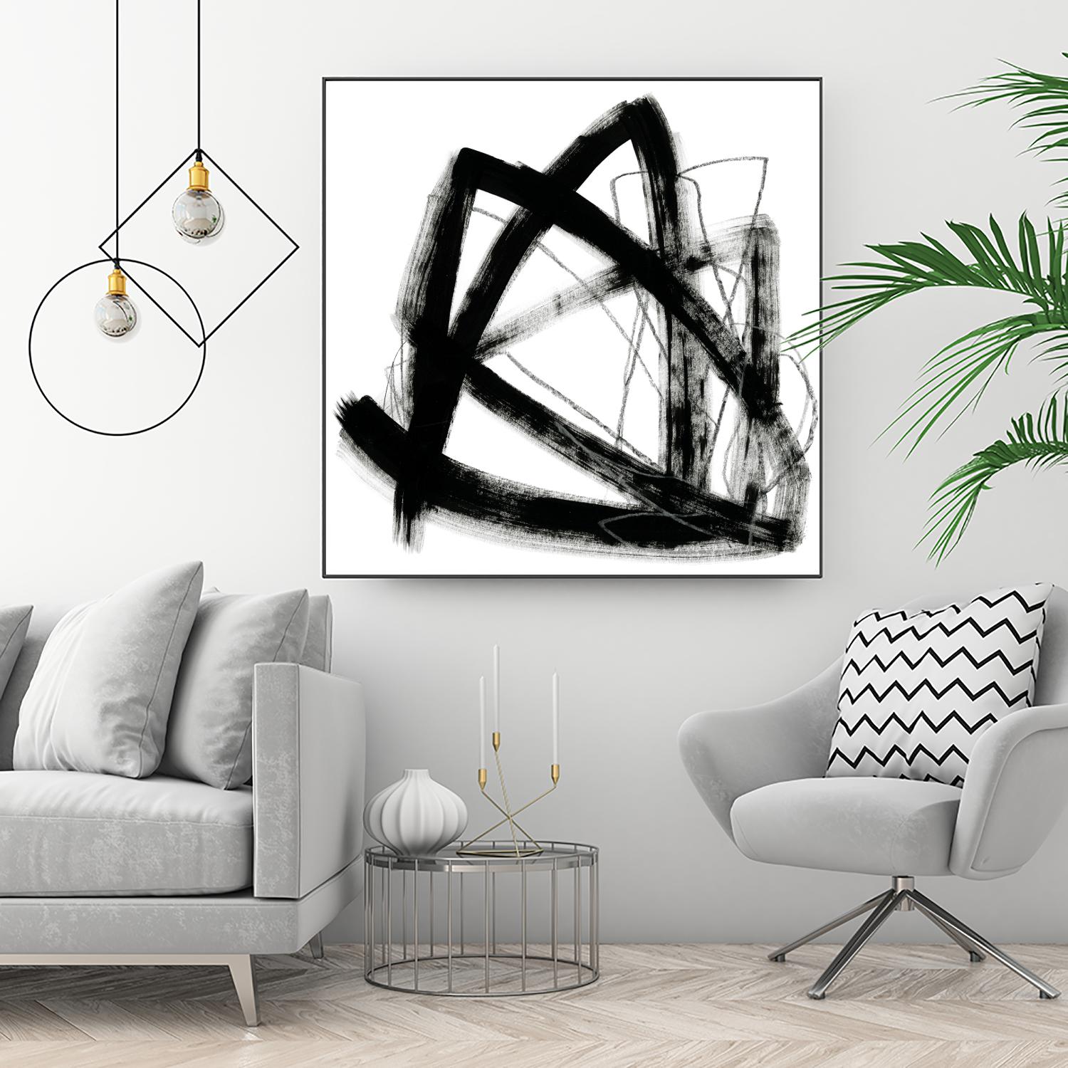 Tessellation IX by June Erica Vess on GIANT ART - black abstract