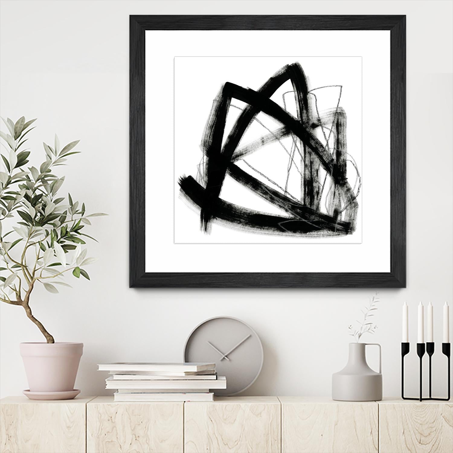 Tessellation IX by June Erica Vess on GIANT ART - black abstract