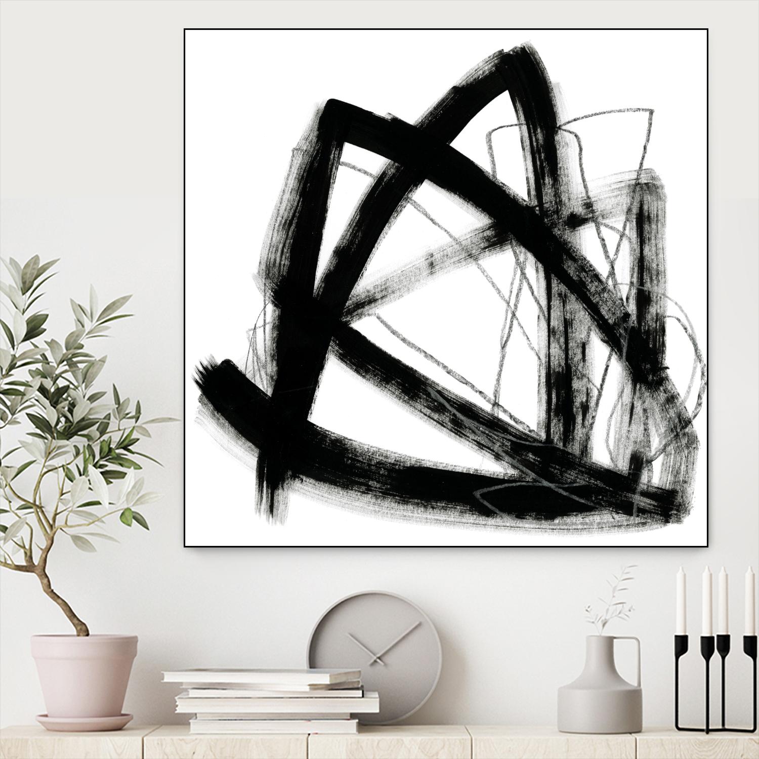 Tessellation IX by June Erica Vess on GIANT ART - black abstract