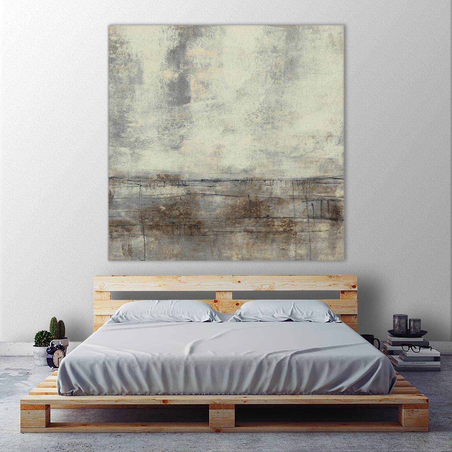 Neutral Plane II by Jennifer Goldberger on GIANT ART - brown abstract