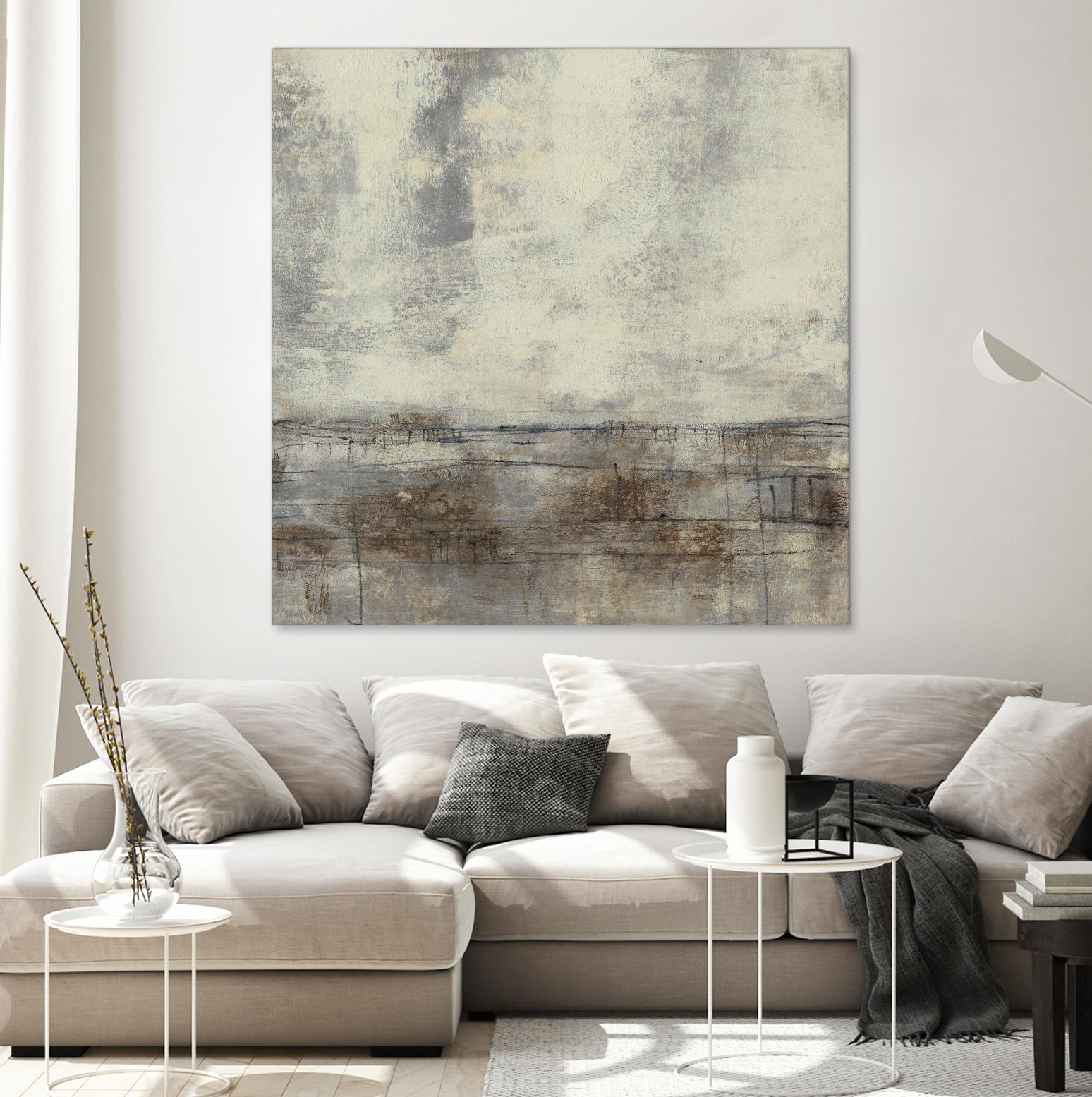 Neutral Plane II by Jennifer Goldberger on GIANT ART - brown abstract