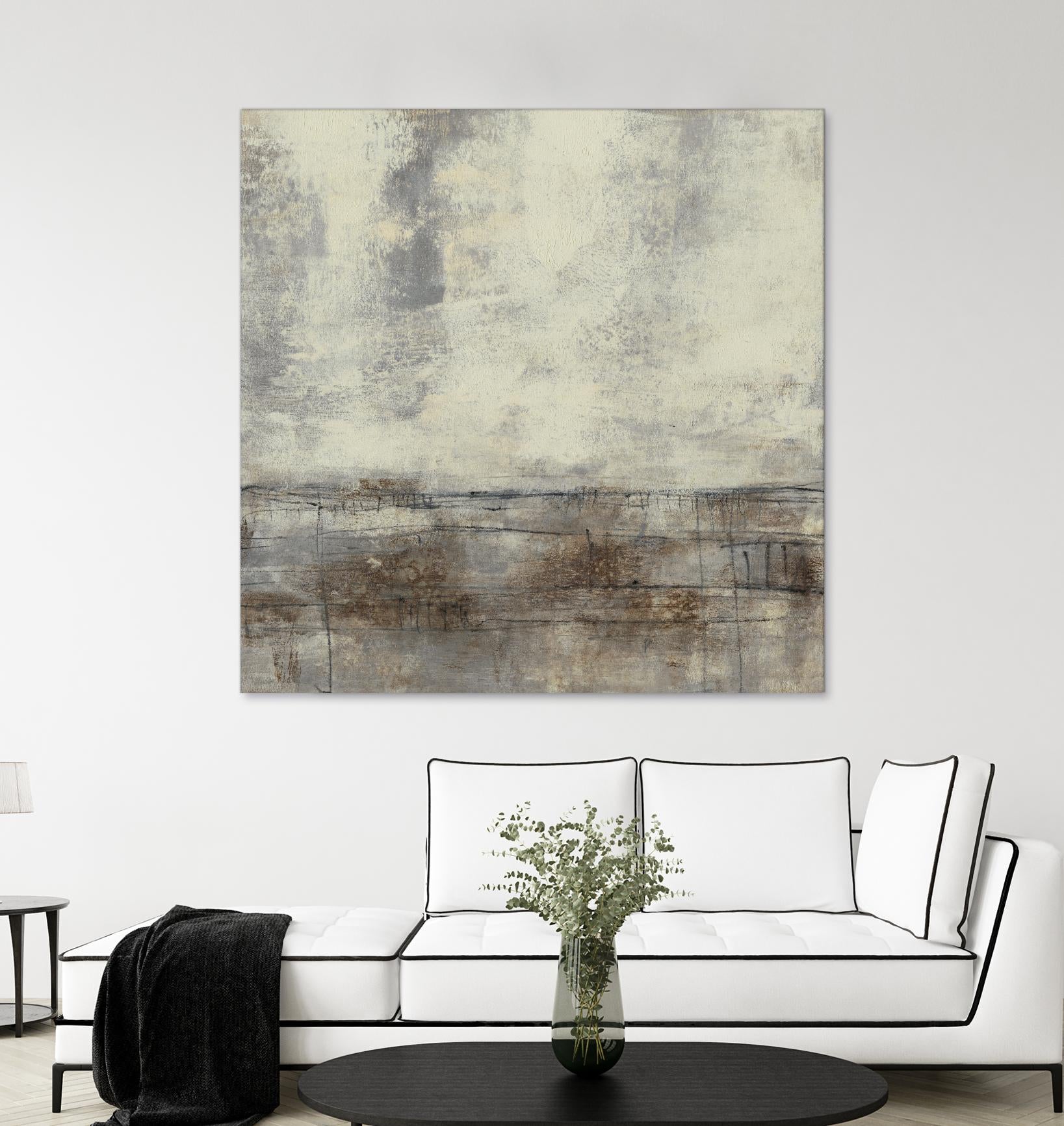 Neutral Plane II by Jennifer Goldberger on GIANT ART - brown abstract