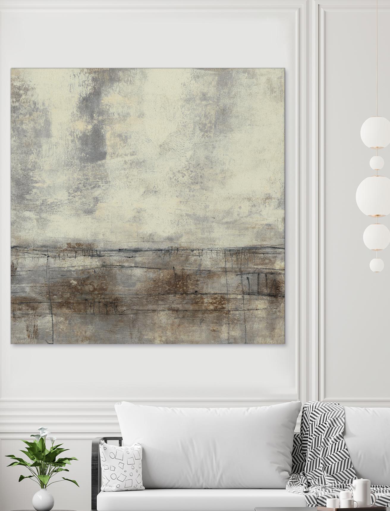 Neutral Plane II by Jennifer Goldberger on GIANT ART - brown abstract