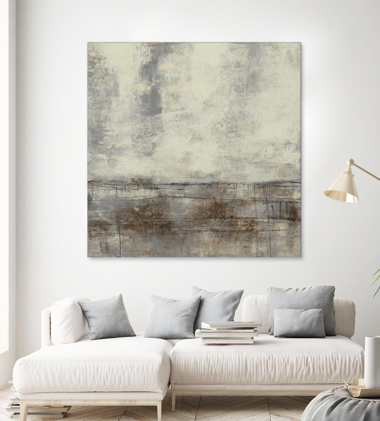 Neutral Plane II by Jennifer Goldberger on GIANT ART - brown abstract