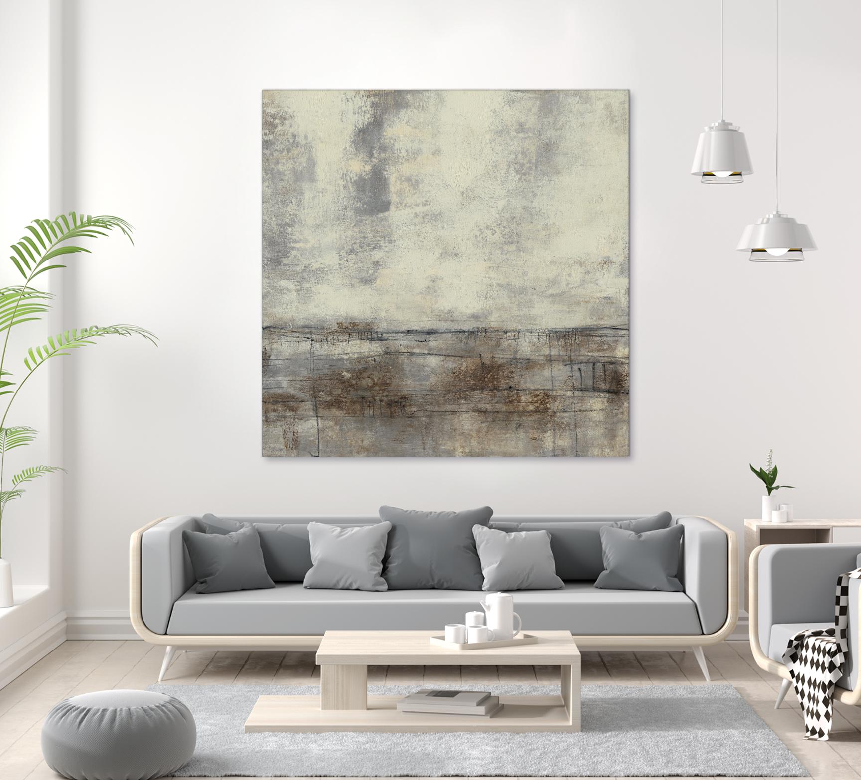 Neutral Plane II by Jennifer Goldberger on GIANT ART - brown abstract