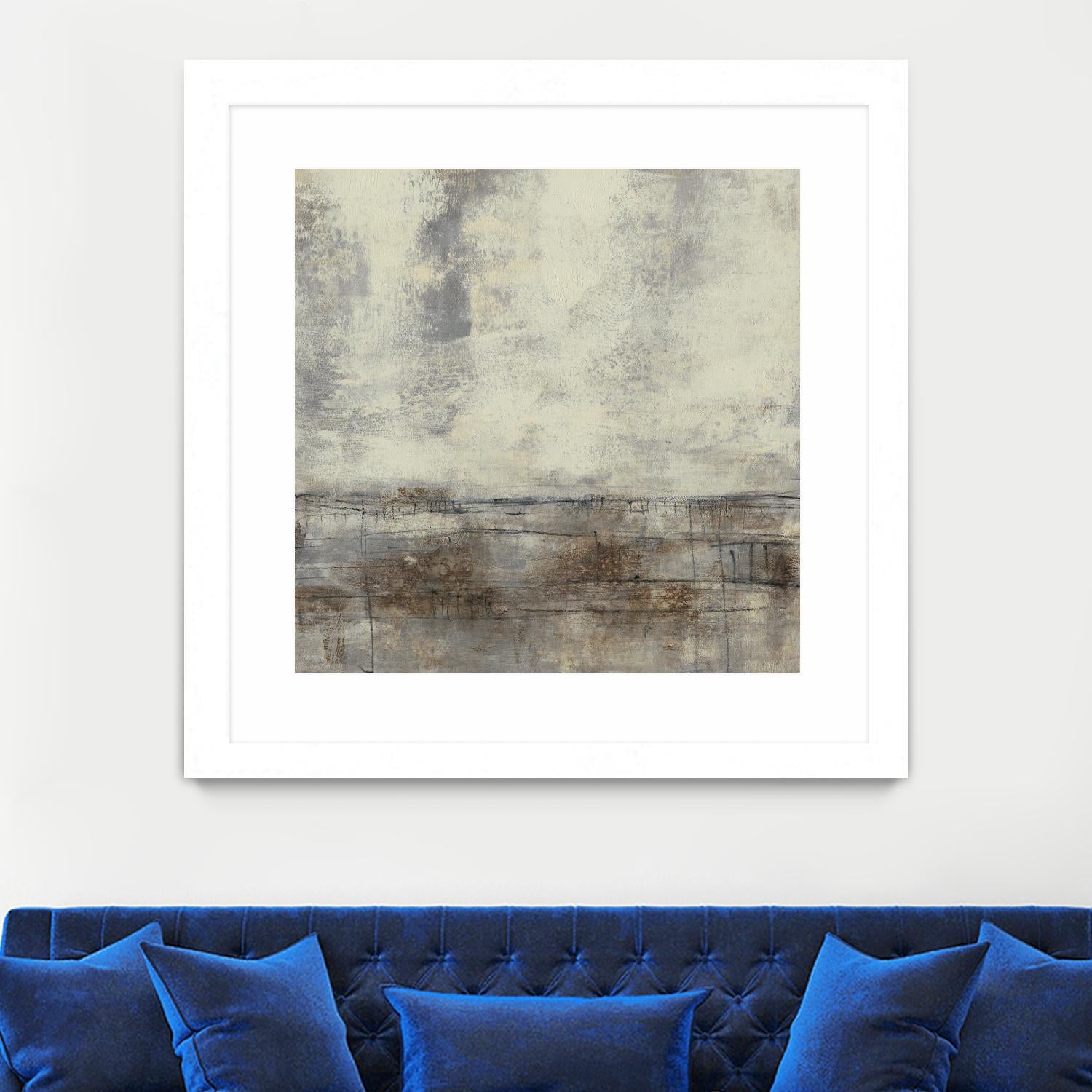 Neutral Plane II by Jennifer Goldberger on GIANT ART - brown abstract