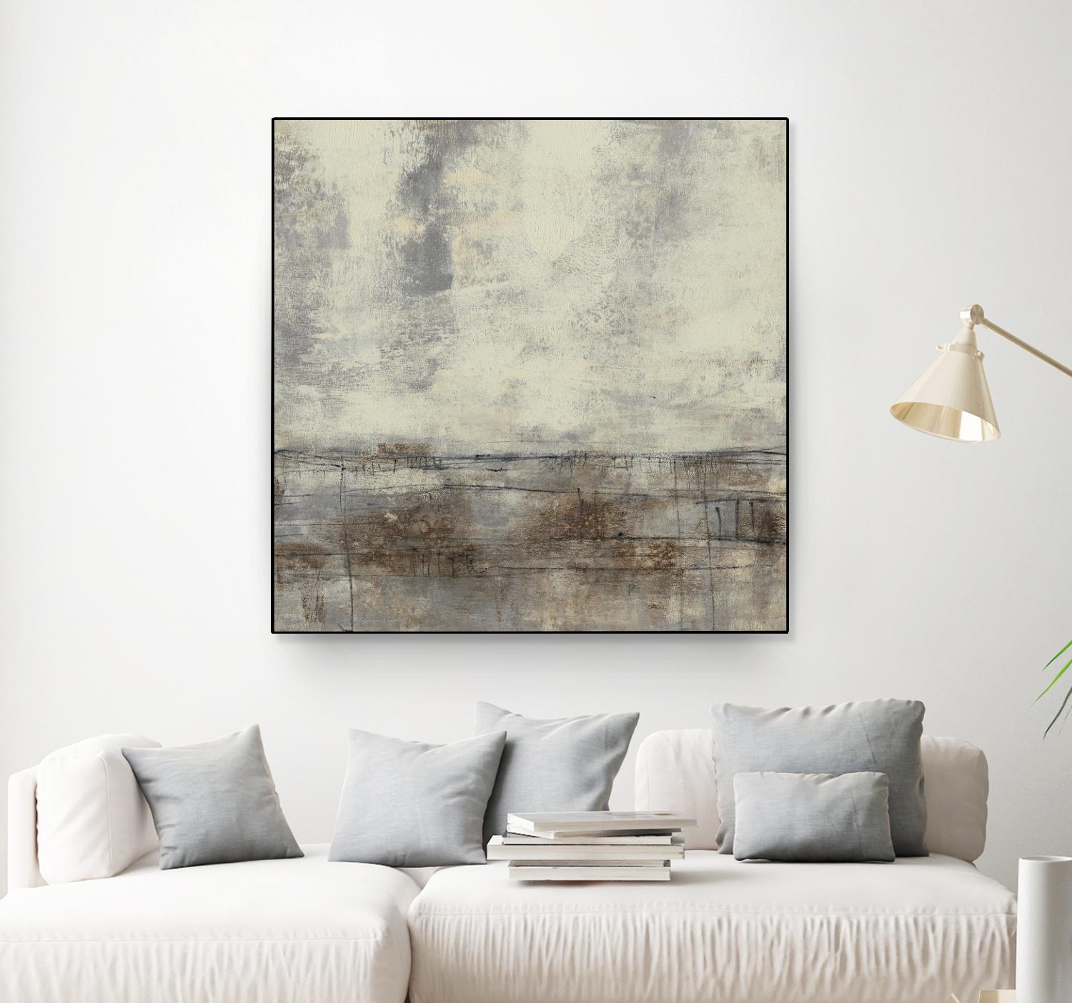 Neutral Plane II by Jennifer Goldberger on GIANT ART - brown abstract