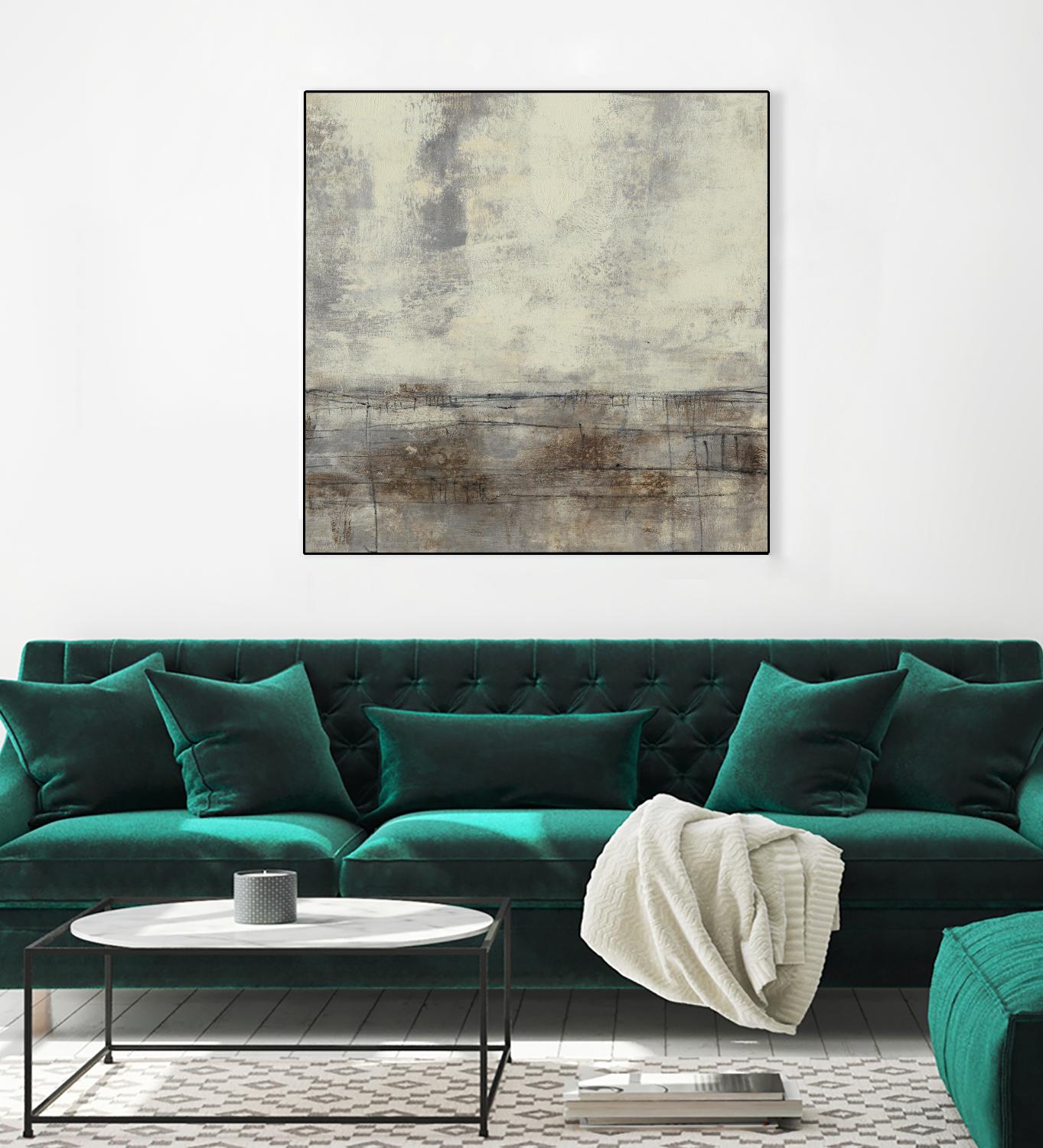 Neutral Plane II by Jennifer Goldberger on GIANT ART - brown abstract