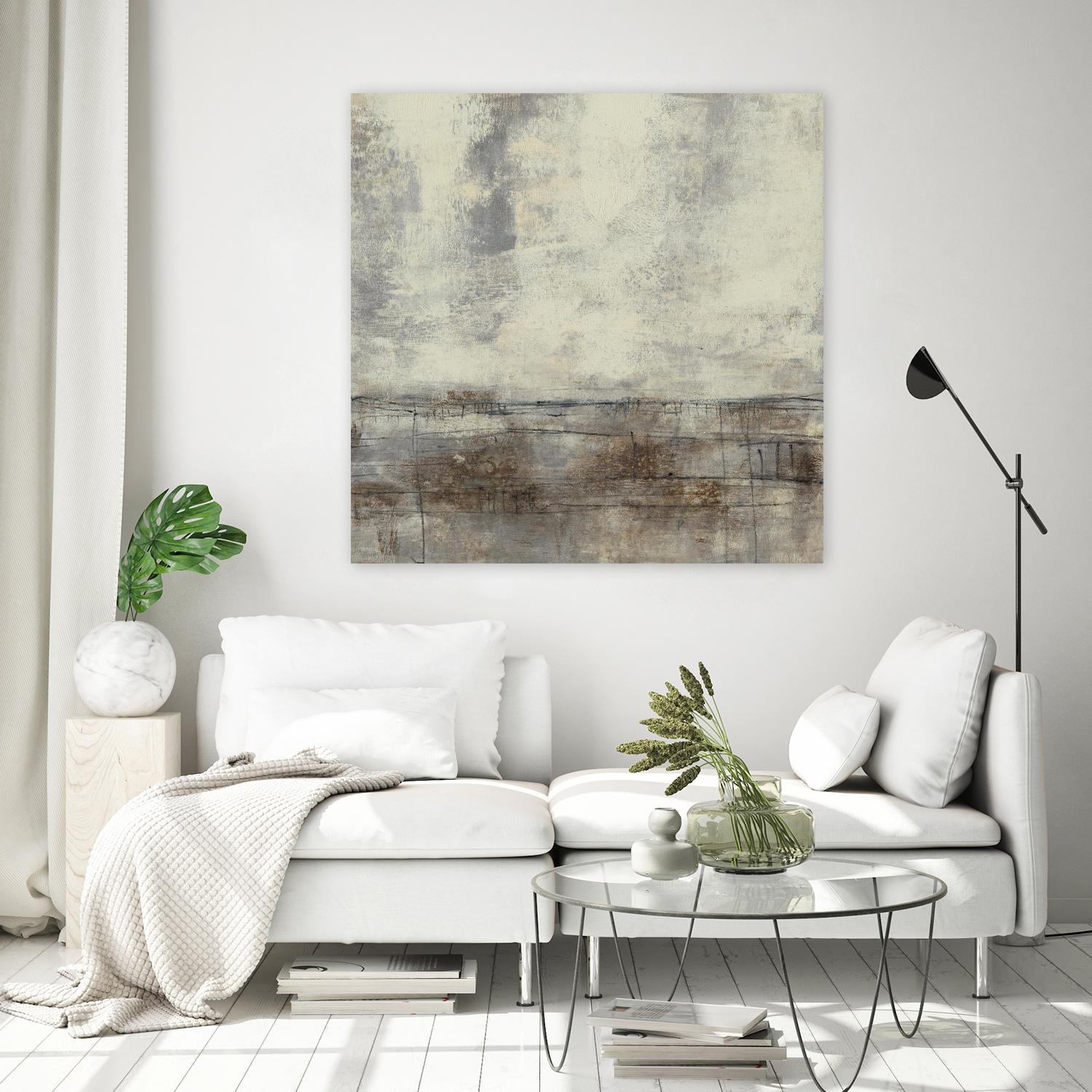 Neutral Plane II by Jennifer Goldberger on GIANT ART - brown abstract