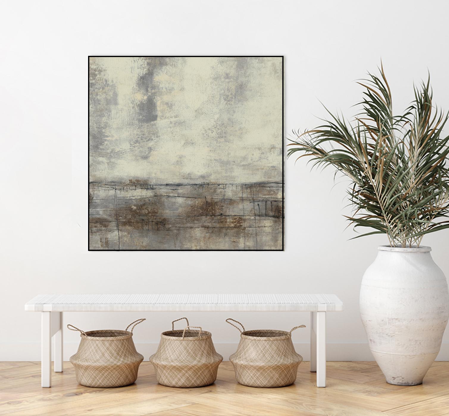 Neutral Plane II by Jennifer Goldberger on GIANT ART - brown abstract