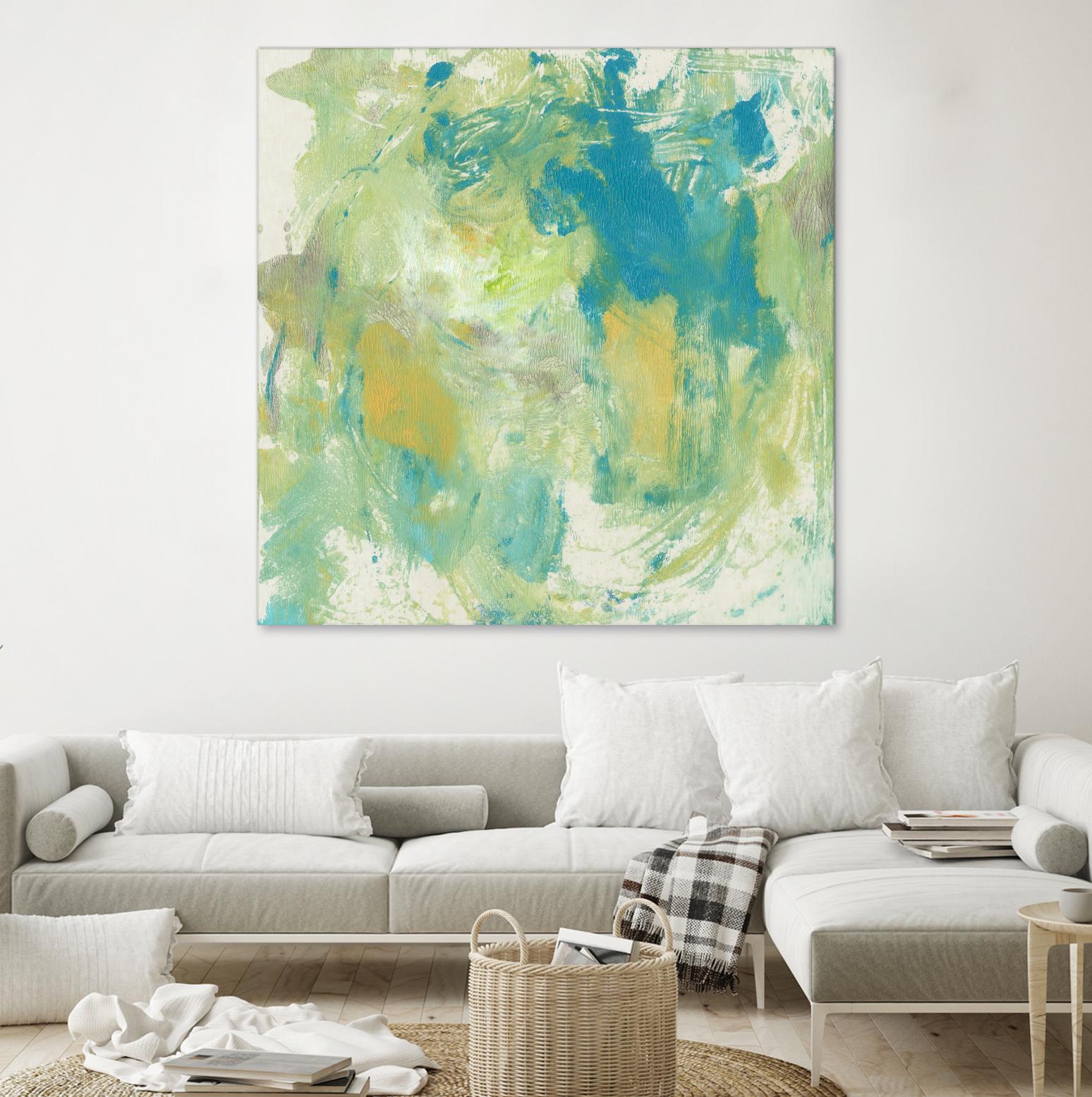 World Wind I by Tim OToole on GIANT ART - green abstract