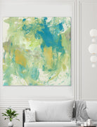 World Wind I by Tim OToole on GIANT ART - green abstract