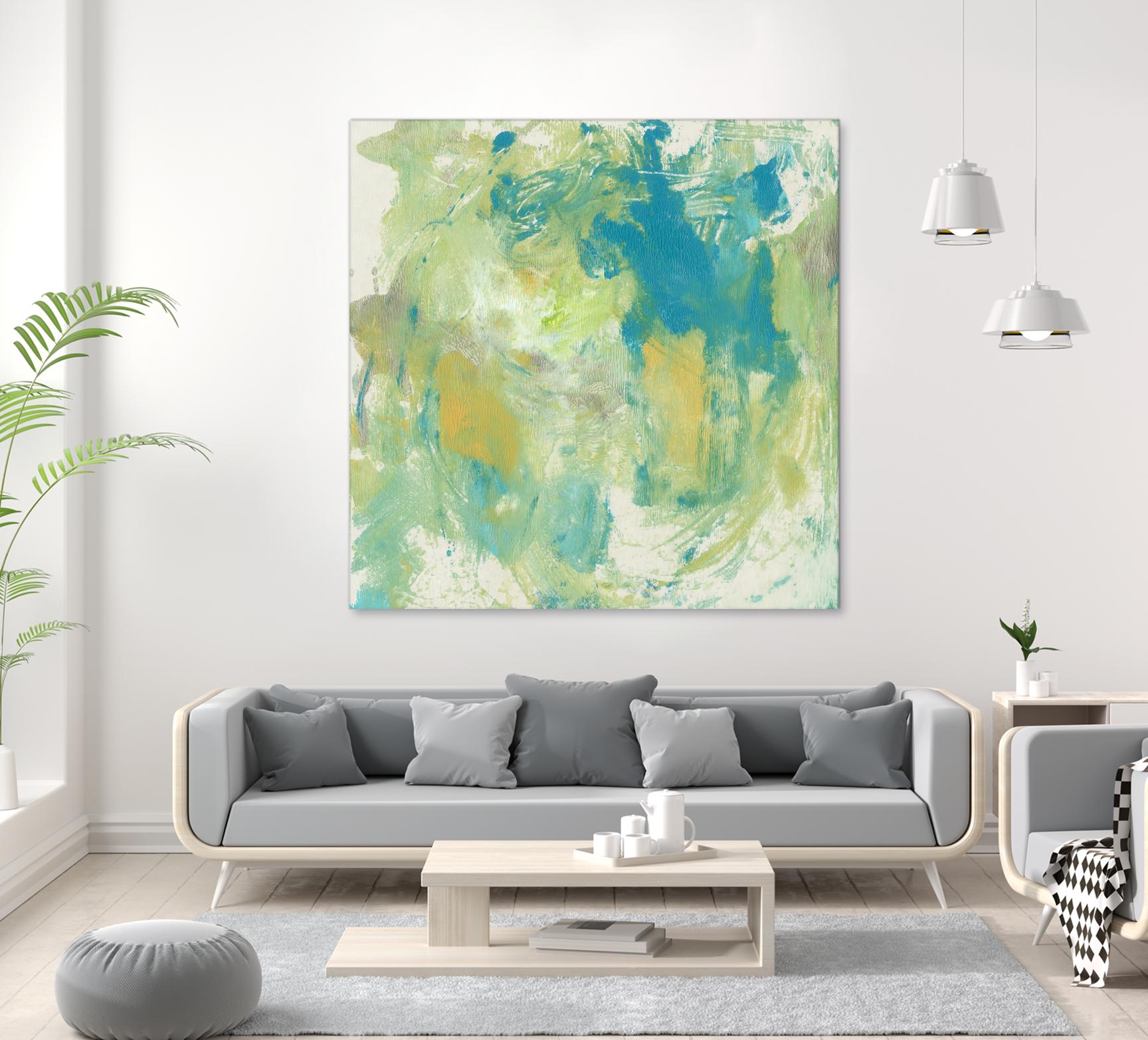 World Wind I by Tim OToole on GIANT ART - green abstract