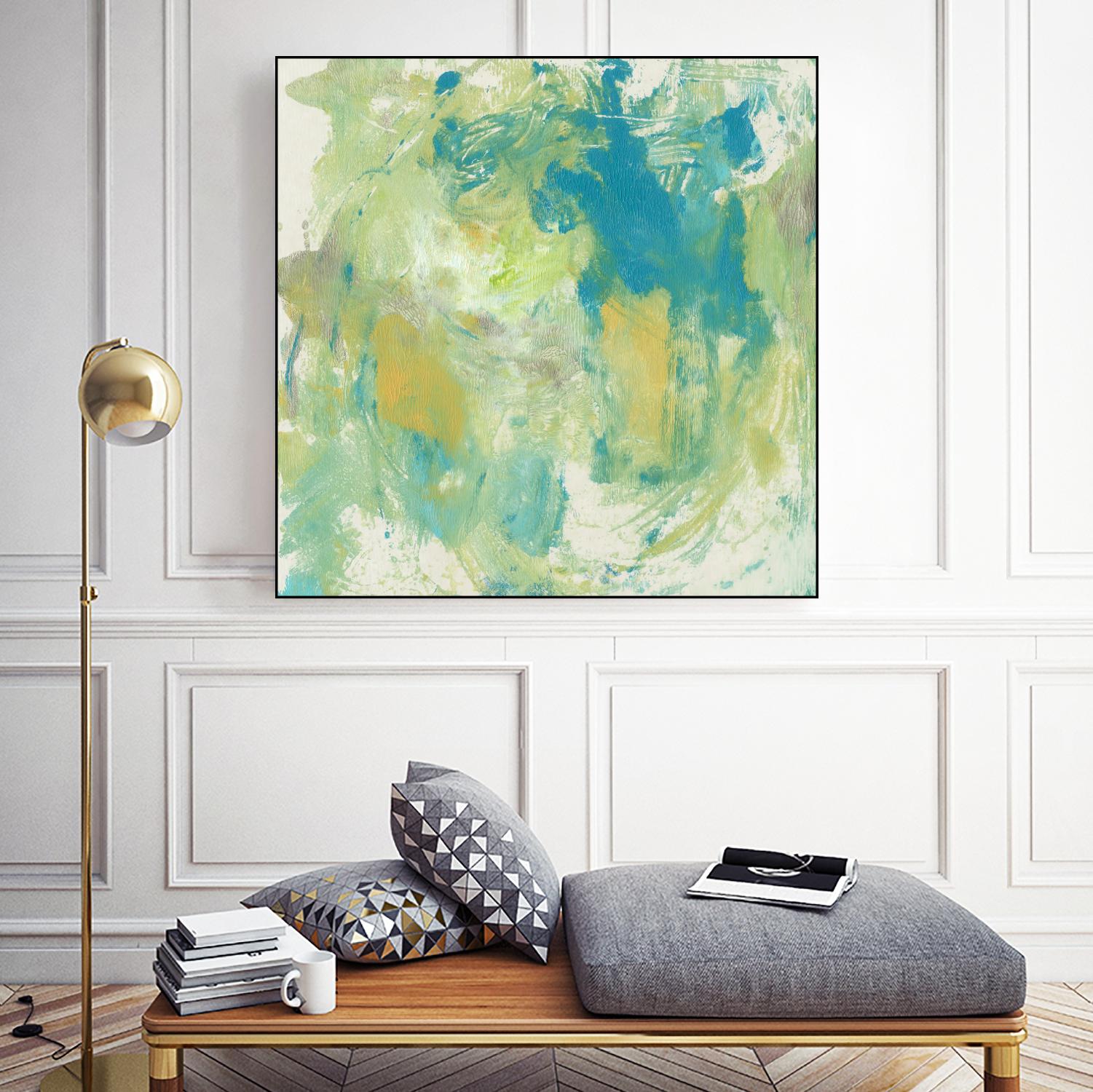 World Wind I by Tim OToole on GIANT ART - green abstract