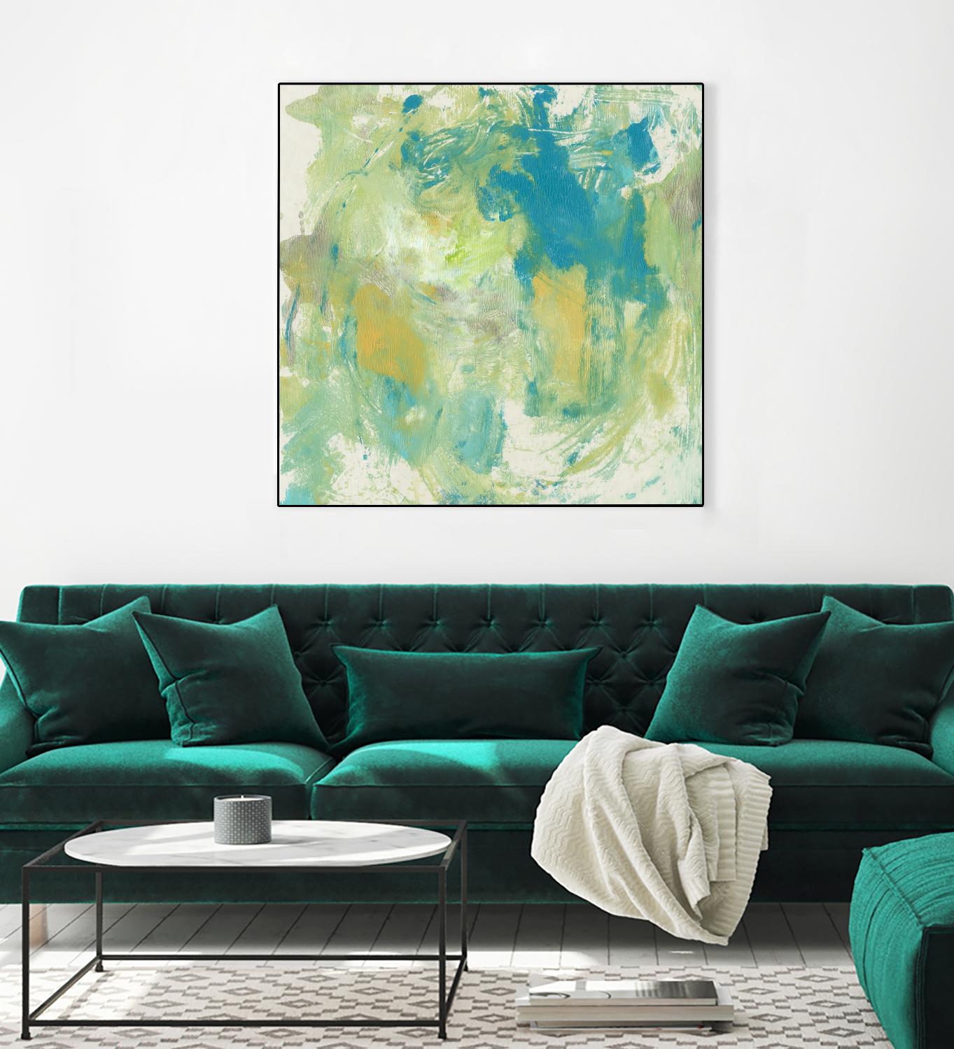 World Wind I by Tim OToole on GIANT ART - green abstract