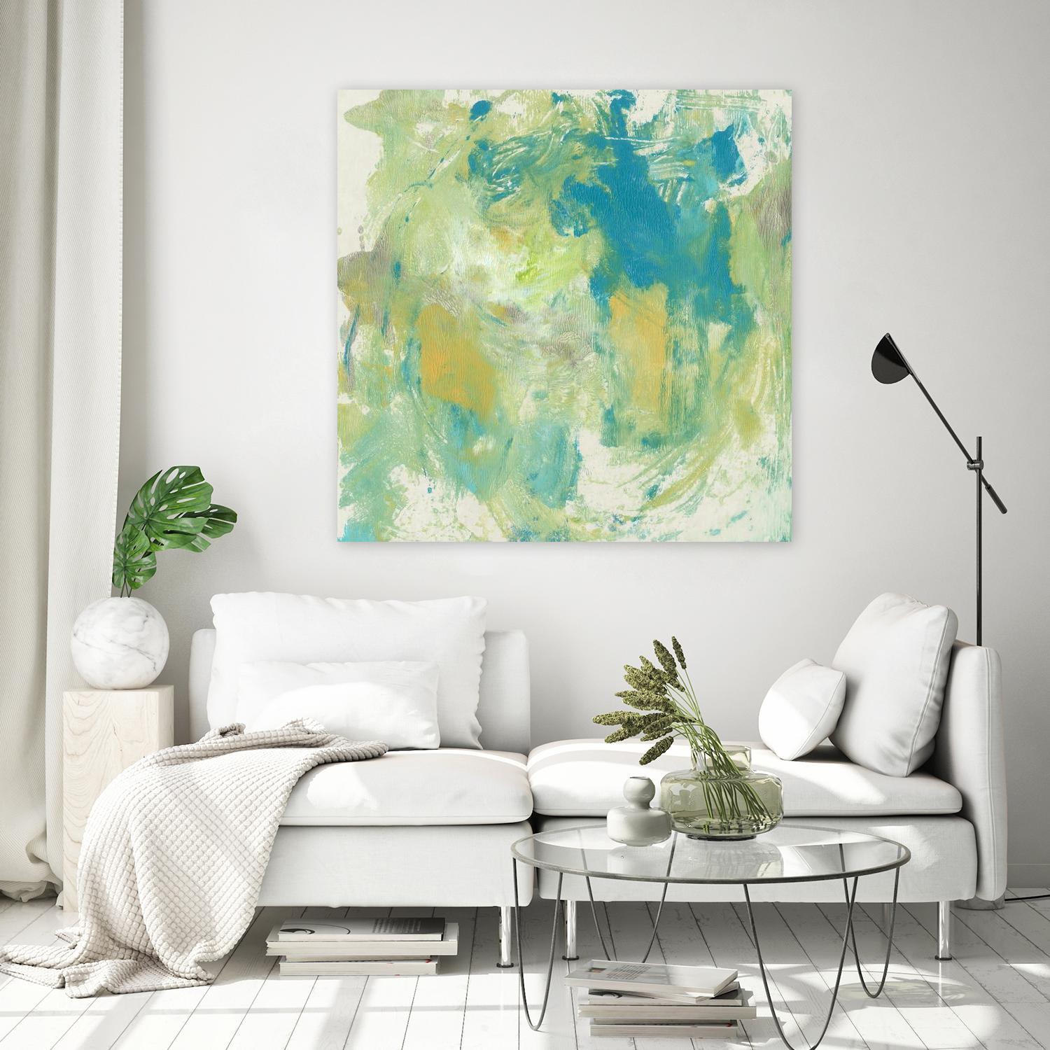 World Wind I by Tim OToole on GIANT ART - green abstract