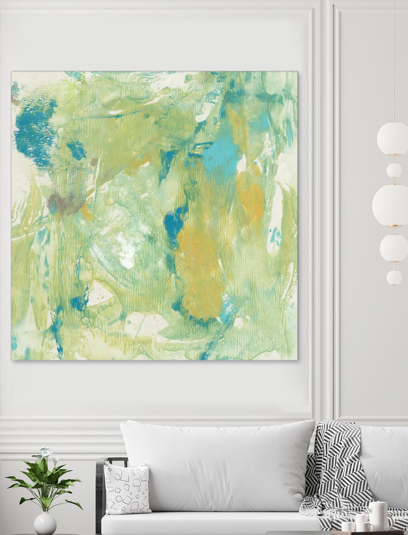 World Wind II by Tim OToole on GIANT ART - green abstract