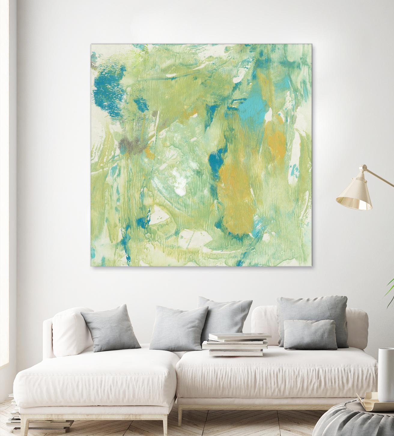 World Wind II by Tim OToole on GIANT ART - green abstract