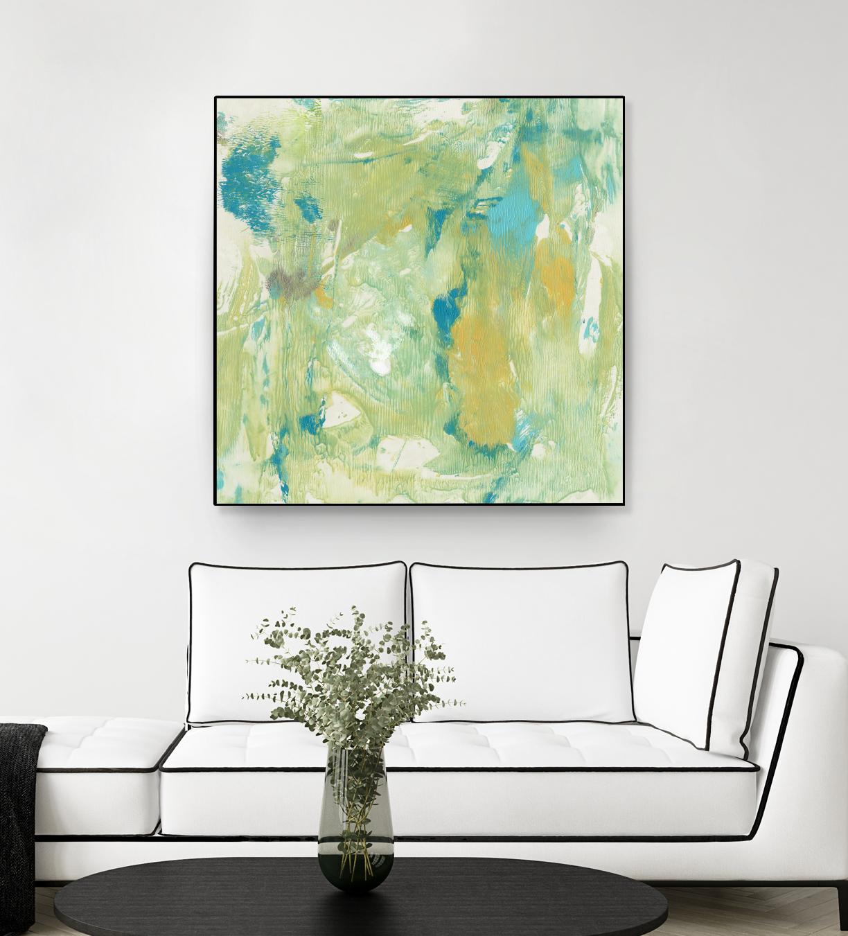 World Wind II by Tim OToole on GIANT ART - green abstract