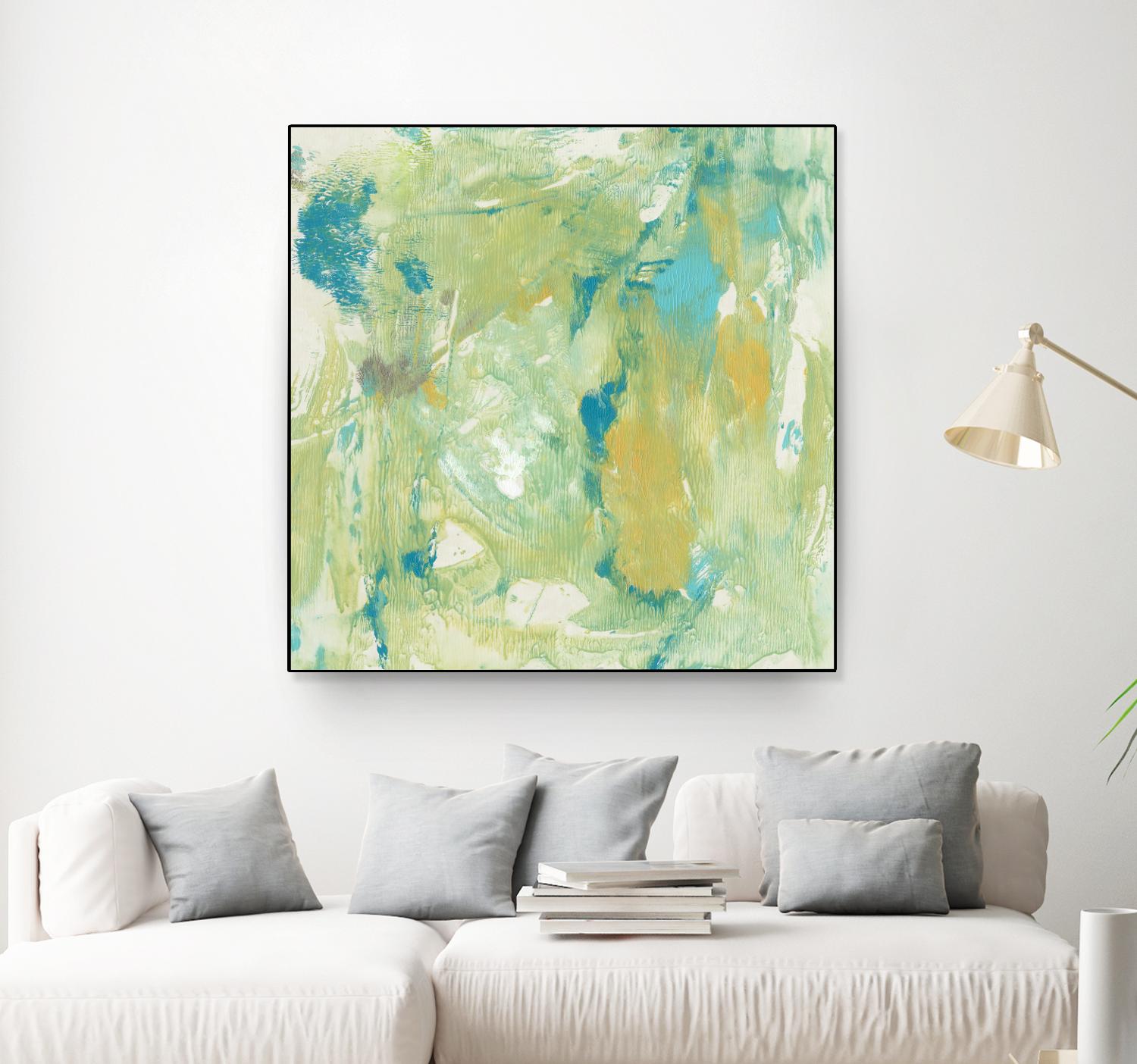 World Wind II by Tim OToole on GIANT ART - green abstract