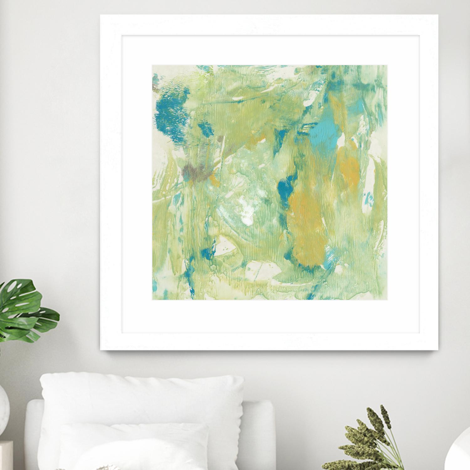 World Wind II by Tim OToole on GIANT ART - green abstract