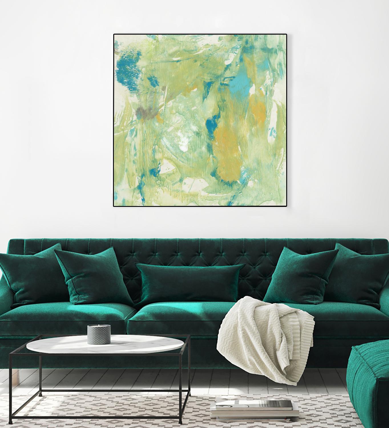 World Wind II by Tim OToole on GIANT ART - green abstract