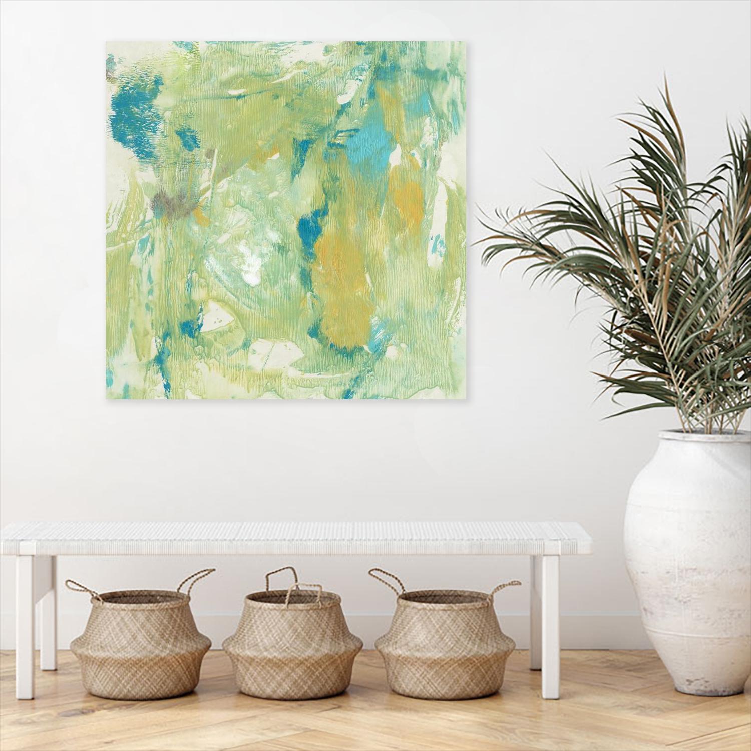 World Wind II by Tim OToole on GIANT ART - green abstract