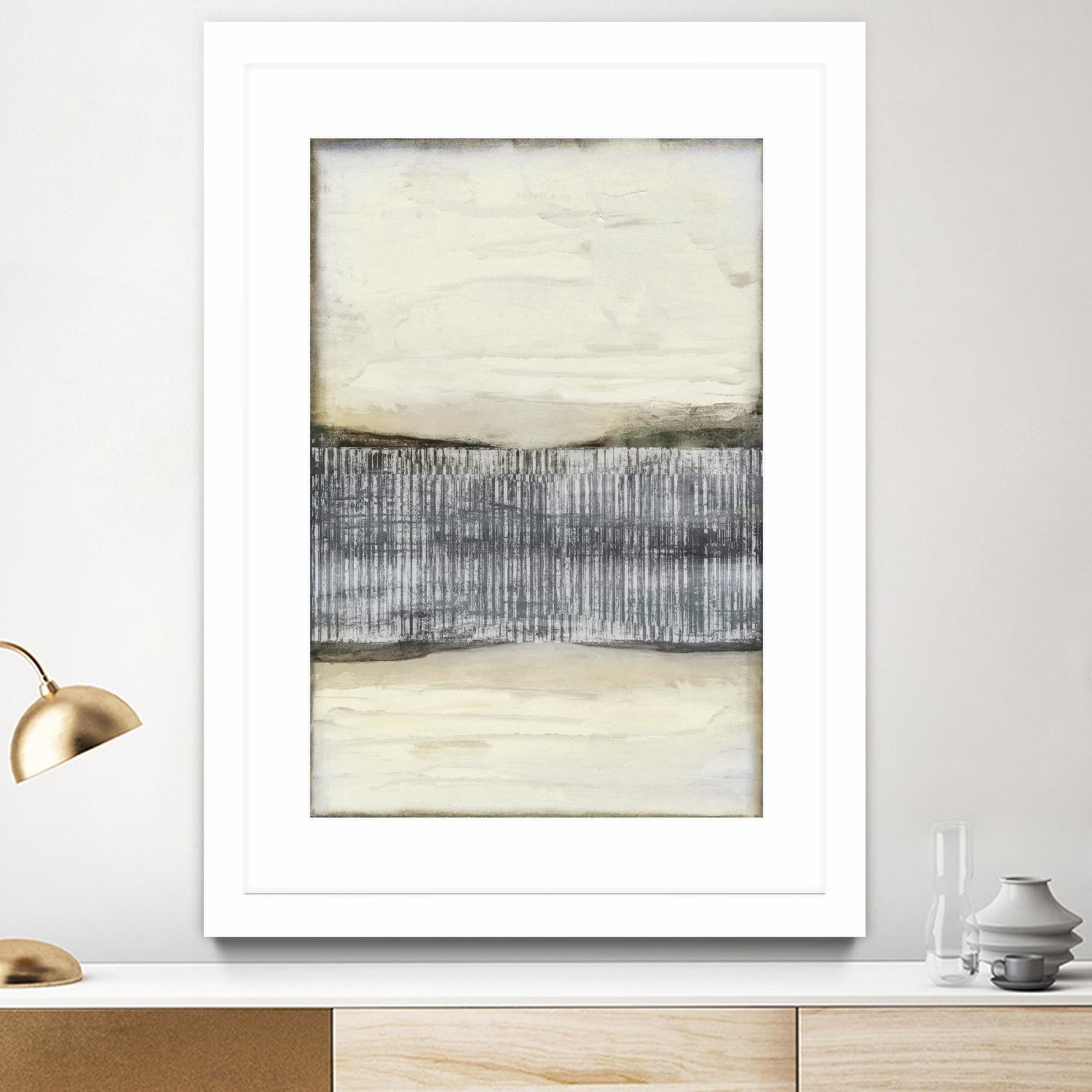 Divided Horizon I by Jennifer Goldberger on GIANT ART - abstract