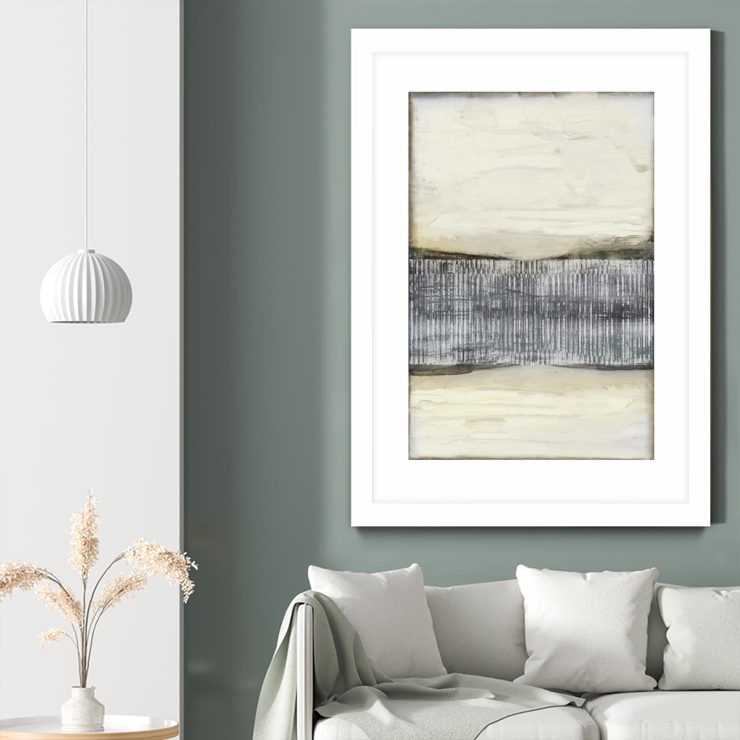 Divided Horizon I by Jennifer Goldberger on GIANT ART - abstract