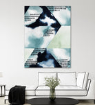 Blue Billow I by Grace Popp on GIANT ART - blue abstract