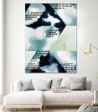 Blue Billow I by Grace Popp on GIANT ART - blue abstract