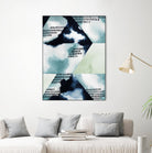 Blue Billow I by Grace Popp on GIANT ART - blue abstract