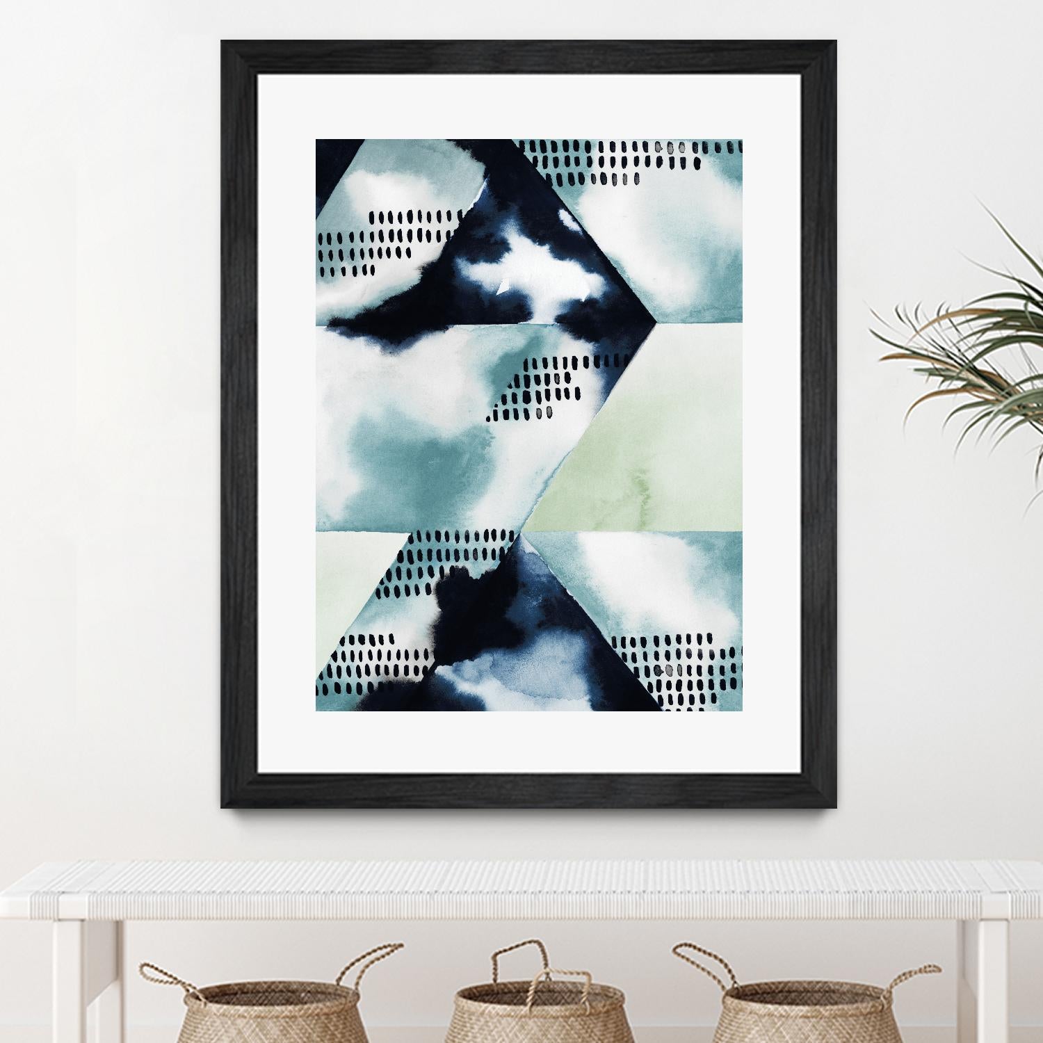 Blue Billow I by Grace Popp on GIANT ART - blue abstract