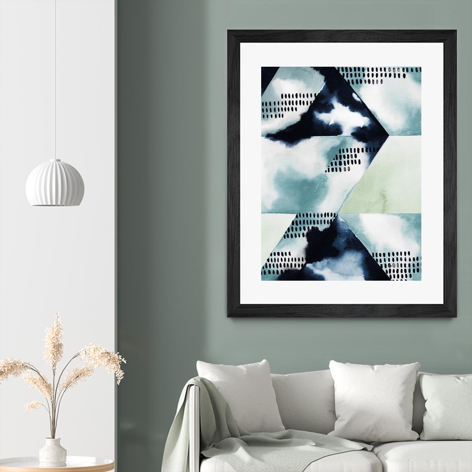 Blue Billow I by Grace Popp on GIANT ART - blue abstract