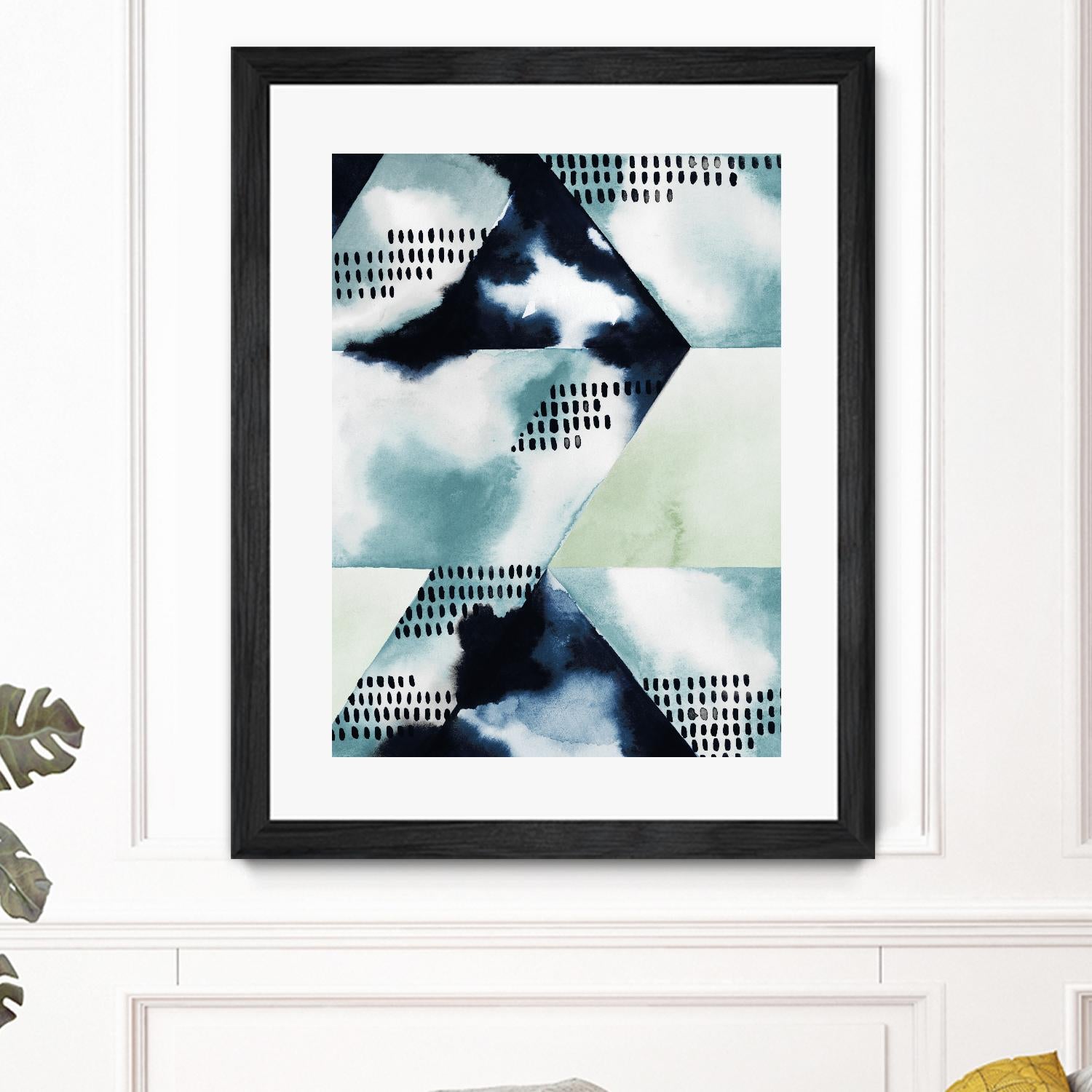 Blue Billow I by Grace Popp on GIANT ART - blue abstract