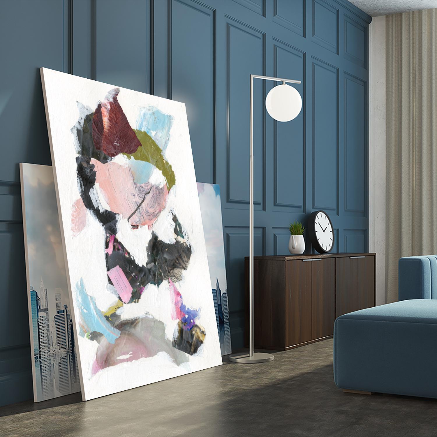 Sonata I by Jodi Fuchs on GIANT ART - pink abstract