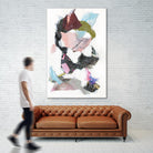 Sonata I by Jodi Fuchs on GIANT ART - pink abstract