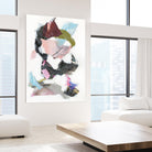 Sonata I by Jodi Fuchs on GIANT ART - pink abstract