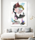 Sonata I by Jodi Fuchs on GIANT ART - pink abstract
