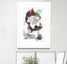 Sonata I by Jodi Fuchs on GIANT ART - pink abstract